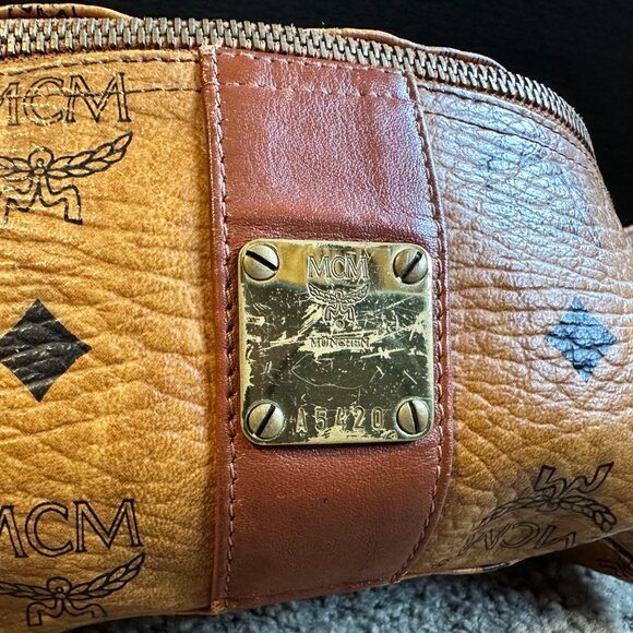 MCM Cognac Vintage Fanny Pack - Picture 2 of 14